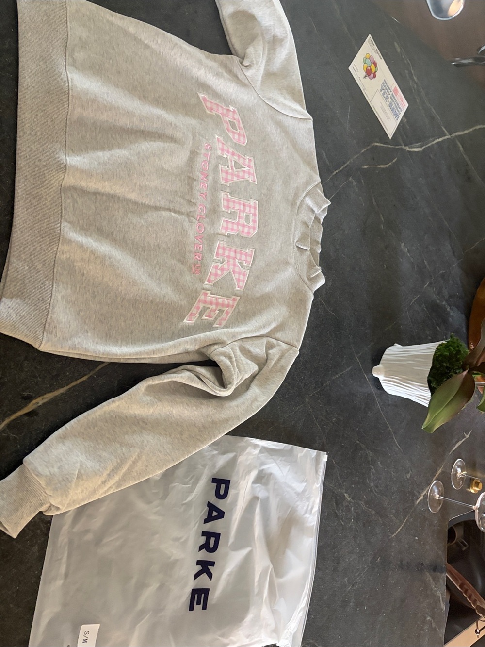 Limited edition stony Clover Parke hoodie